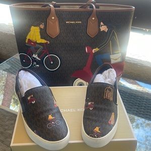 Large Micheal Kors Bag w/ matching shoes